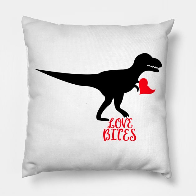 Love Bites Pillow by Coral Graphics