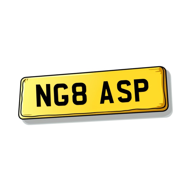 NG8 ASP Aspley Number Plate by We Rowdy