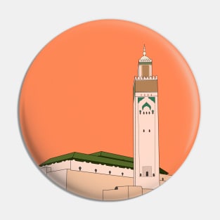 Mosque Hassan 2 Casablanca Pin