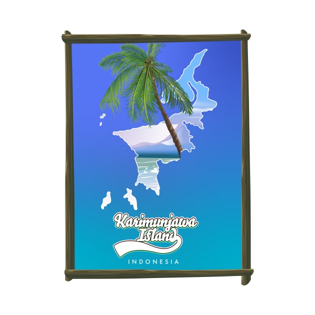 Karimunjawa Island Indonesia map by nickemporium1