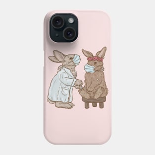 Vaccination Rabbits Phone Case