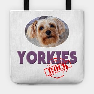 Yorkies Rock! Tote