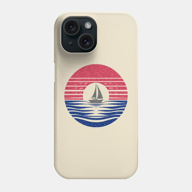 Sunset Sailing Phone Case by JSnipe