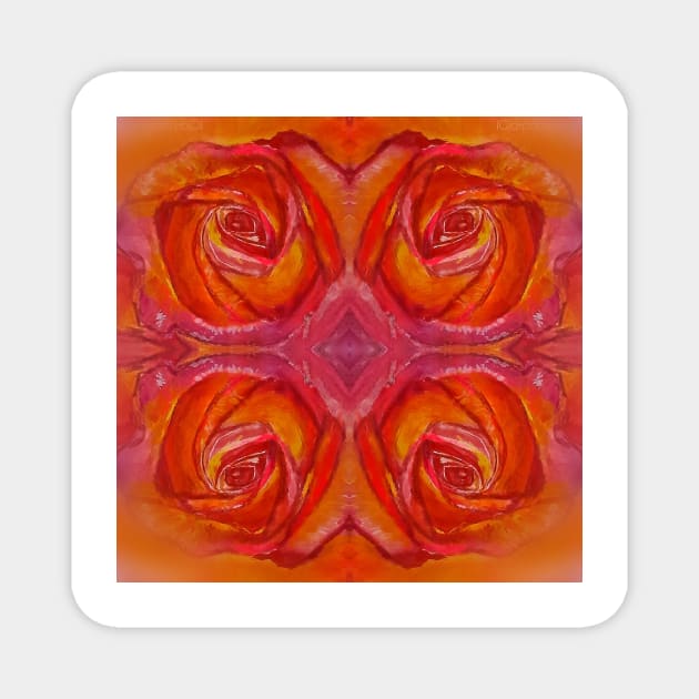 Vibrant Florals1 Magnet by drpadminirathore