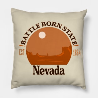 Nevada, The Battle-Born State Pillow