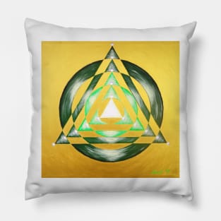 Unity in the trinity Pillow