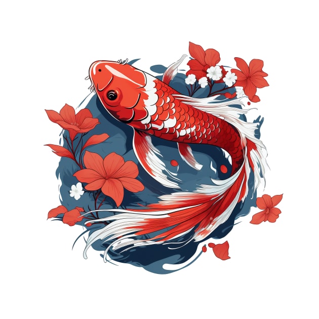 Koi Fish In A Pond by zooleisurelife