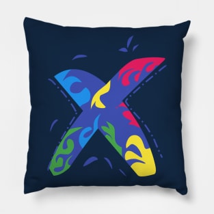 Letter X Pillow