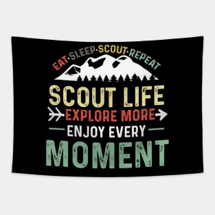 Scout Scouting Camping Hiking Gift Tapestry