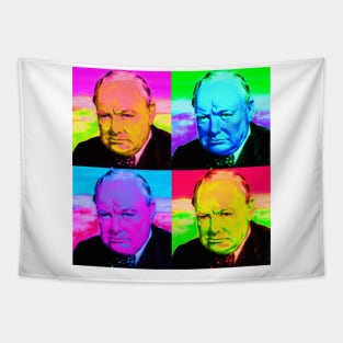 Pop Art - Winston Churchill Tapestry