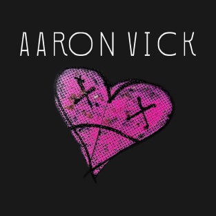 I 💜 AaronVick (White Font) T-Shirt