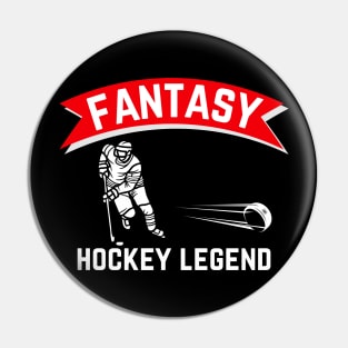 Fantasy Hockey Legend Pin