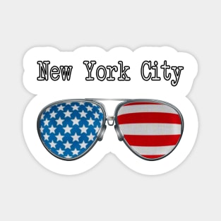 AMERICA PILOT GLASSES NEW YORK CITY Magnet