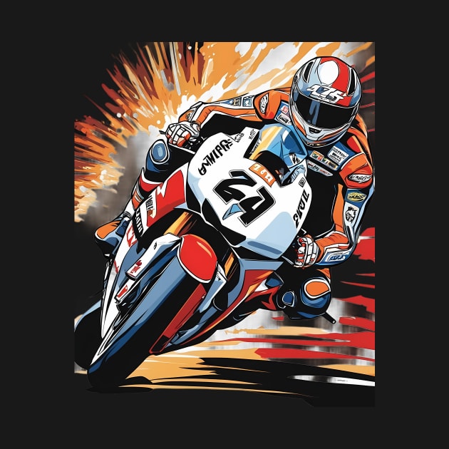 Racing Motorcycle by animegirlnft