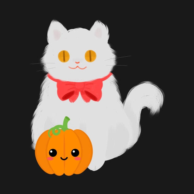 cat and pumpkin by IGMIR