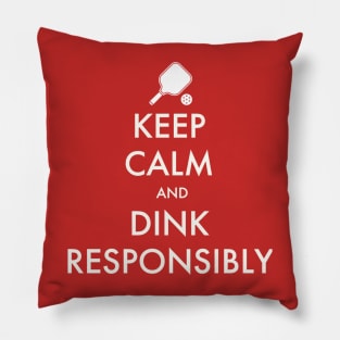 Keep Calm and Pickleball Pillow