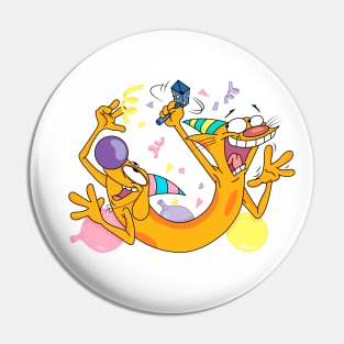 CatDog Birthday Pin