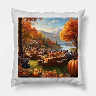 Happy Thanksgiving Pillow