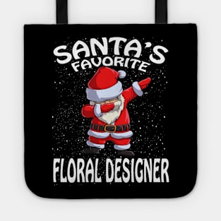 Santas Favorite Floral Designer Christmas Tote