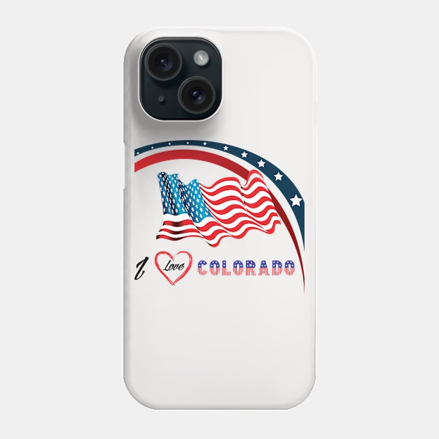 i love colorado Phone Case by Print On Demand✅