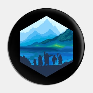 Adventure Party RPG D20 Dice Pin