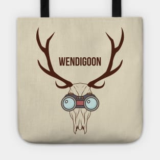 deer skull Tote