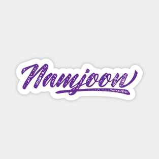 Namjoon stylized typography Magnet