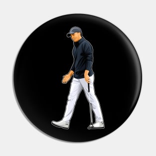 Jordan Spieth Walking Golf Pin