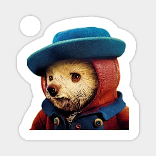 Adorable Paddington Bear Magnet