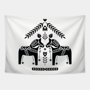 Swedish Dala Horse Tapestry