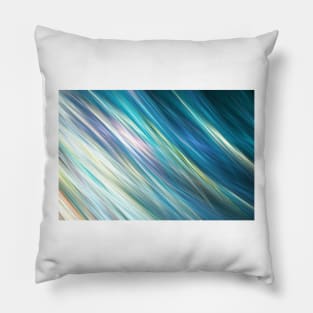 Teal clouds Pillow