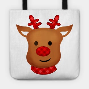 Cute Reindeer Christmas Tote