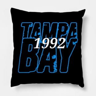 Ligthining tampa bay Pillow