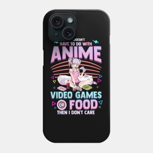 Cute Anime Gamer Girl Funny Kawaii Japanese Manga Phone Case