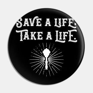 Cleric Clerics Healer Save a Life Take a Life TRPG Tabletop RPG Gaming Addict Pin