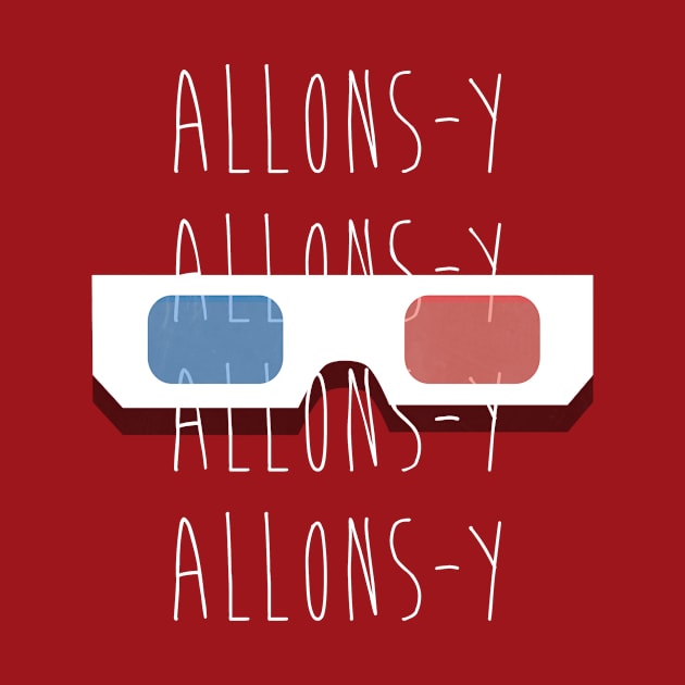 Allons-y in 3D by Brandi Kenney