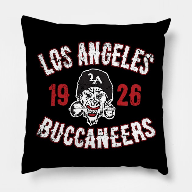 Los Angeles Buccaneers Pillow by MindsparkCreative