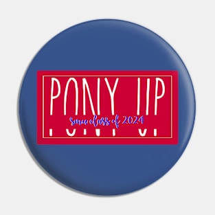 Pony Up SMU 2024 Pin