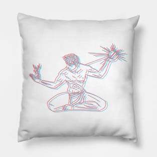 Spirit of Detroit 3D Pillow