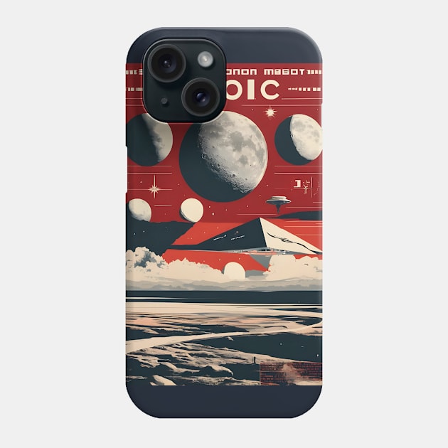 Soviet space art Phone Case by Spaceboyishere