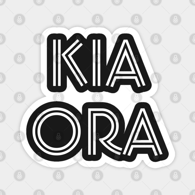 Kia Ora Aotearoa NZ Magnet by FaelynArt