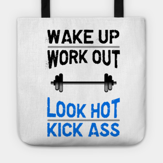 workout tote bag