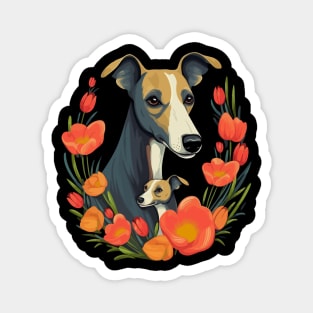 Whippet Mothers Day Magnet