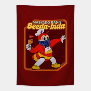 JOLLIBEE CHICKENJOY PINOY HOODIE STICKER Tapestry