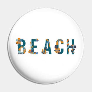 Beach Logo Pin