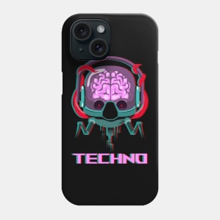 Techno Alien Rave Music Dance Festival Gift Phone Case