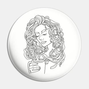 Morning coffee Pin