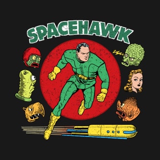 Spacehawk Vintage Art T-Shirt