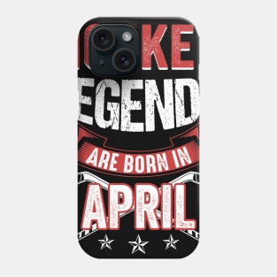 Hockey Legends Are Born In April T-Shirt Phone Case