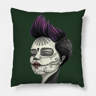 Skull girl Pillow